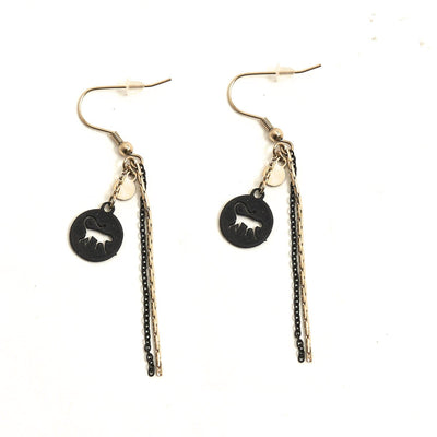 Kipling-Earrings--Circ Black-00824-900